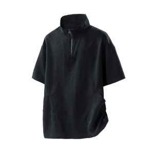 TUCANO | New Half-Zip Short Sleeve Light Summer Ice-Silk Quick-Drying Outdoor T-Shirt
