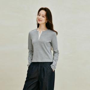 INMAN | Áo Thun Dài Tay Ôm Body Màu Kẻ