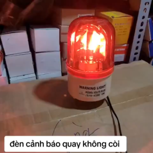 Tool-Hive - Đèn Quay Cảnh Báo LTE-110J 220V Có Còi & Không Còi Phù Hợp Công Trường & Xây Dựng