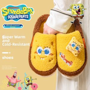 TZLDN | Cute Spongebob Style Cozy Warm Slippers