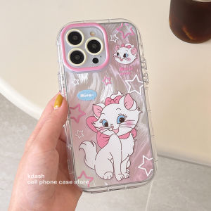 Creative Cartoon Mary Cat Phone Case for Huawei Xiaomi Vivo Honor Oppo Apple 15Promax iPhone 16Pro New Model 14 Women Mate60 Anti-Fall Pura80