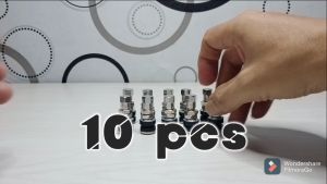 Pentil Ban Tubeless Motor Pentil Tubeless Besi Pendek 10 Pcs