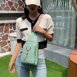 【Life Shop】Woman Chest Bag Sling Bag Cross Body Bag Pouch Bag Travel Shoulder Bag Beg Sling Perempuan Viral 2023 ES405