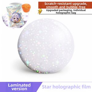 Custom Print Laminated Double Sparkle Anime Badge