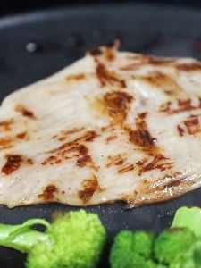 1 PCS 304 Stainless Steel 24/28CM Korean Style Grilled Meat Clip Long Handled Non Slip Barbecue Clip Bread Clamp