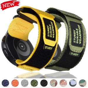 22mm 20mm Camouflage Nylon Strap for Samsung Galaxy Watch 7 6 5 4 40/44mm 6 Classic 43 47mm Band for Huawei Watch GT5 4Pro Band