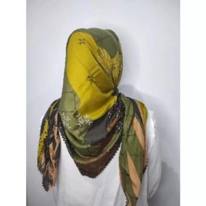 Hijab Segiempat Lasercut Art/Kerudung Motif Vaol Premium