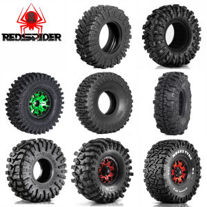 RED SPIDER 1.9 inch Rubber Tyre 1.9 Wheel Tires for 1/10 RC Crawler TRX4 TRX6 RBX10 Wraith Axial SCX10 II III Gladiator 90046