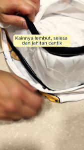 Zipper Bedsheet Set Cotton Premium Zip Bedsheet Plain Single 2" 4" 6" Queen 8" Suitable for Foldable Mattress Durable Breathable