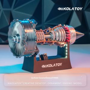 NIKOLATOY | Strengthened Aircraft Turbine Engine Model 25cm Creative Toy