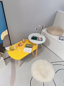 【Daily Suki Store】Nordic Solid Wood Side Table Multi-Functional Coffee Bedside Table Simple Modern Design for Living Room Bedroom Balcony