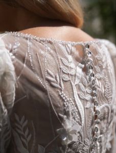 A-line wedding dress 623 Long sleeves wedding dress Bridal gown Lace wedding dress Ivory wedding dress