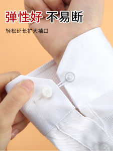Nút Nhựa Co Giãn Không Cần Khâu Cho Tay Áo Sơ Mi Cao Cấp Nút Thắt Đàn Hồi Thiết Kế Khóa Kéo Thắt Lưng Thiết Kế Thời Trang