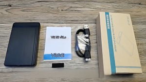 QIUWU 2.5-inch SSD HDD SATA Driver-free Micro Type-c USB3.0 External Mobile Hard Drive Box Storage Device Efficient Office Game