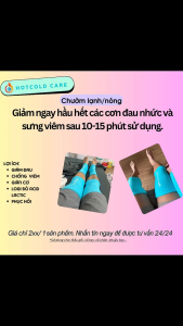 chườm nóng / lạnh ( size M ) - giảm ngay các cơn đau nhức và sưng viêm. hàng chính hãng