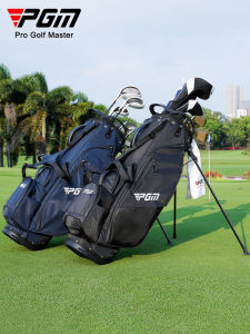 PGM GOLF | Waterproof Stand Golf Bag with Magnetic Pockets Bendable Base and Insulated Drink Pocket