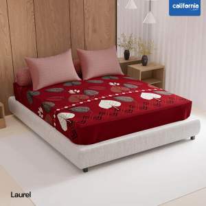Sprei Fitted California Ukuran 160x200 Queen Seprai Aesthetic Tinggi 30 New Motif