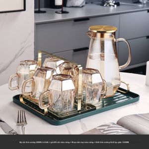 CRISTALGLASS | Cốc Kính Chống Nhiệt Sang Trọng có Quai cho Bộ