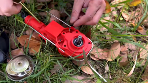IRONHOOF 588V Brushless Mesin Potong Rumput Baterai 9 inci Potong Rumput Mesin Pemotong Rumput