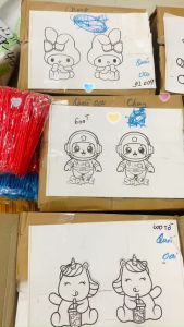 Đèn lồng cho bé tự tô màu VUI TẾT TRUNG THU