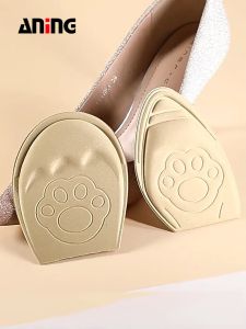 1pair High Heels shoes insoles Anti-skid ladies Foot Half the Front Thickened size adjust shoes pad
