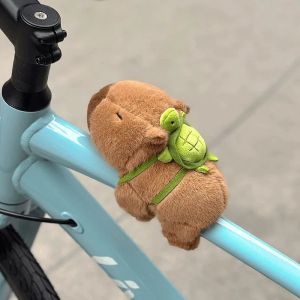 Capybara Clap วงกลมของเล่น Capybara ตุ๊กตามือแหวนสายรัดข้อมือ Kawaii ตุ๊กตาสัตว์ตุ๊กตาผ้าม่านจักรยาน Party Decor เด็กของขวัญ