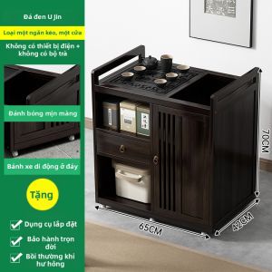 YUHONG | Bàn Trà Mini Phong Cách Trung Quốc Có Kettle Tích Hợp