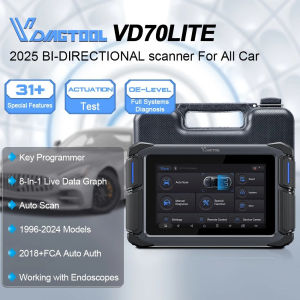 VDIAGTOOL VD70Lite Automotive Scanner AII Systems Car Diagnostic 31 Reset FCA Bidirectional OBD2 Scanner