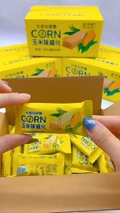 Media Biscuits Corn Wafers 300g/box Chinese snacks คุกกี้ คุกกี้เวเฟอร์ รสข้าวโพด ข้าวโพดเวเฟอร์แซนวิชคุกกี้