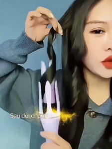 KHY Máy Uốn Tóc Điện Tử Tự Động Lọn To Sóng Nước Ion Âm Chống Bỏng Cảm Biến Điều Chỉnh Nhiệt Độ Bảo Hành 13 Tháng