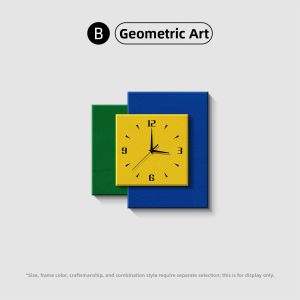 Silent High-End Dopamine Style Simple Design Clock for Living Room Entrance