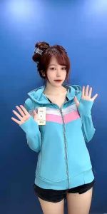 Áo Khoác Chống Nắng Nữ 6 Túi Cao Cấp Sọc Ngực Phối Màu 2 Tay