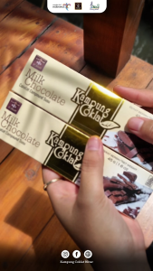 MILK CHOCOLATE BAR 45 GRAM - KAMPUNG COKLAT BLITAR