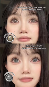 【Power 0.00~-8.00】Magister Contact Lens DIAMOND Contact Lenses with Power Natural Eyes Soflens 6-Monthly Replacement