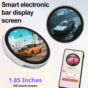 Aitemay Anime E-Badge Display Pin Dynamic Electronic Smart Cyber Badge Merchandise Digital Display Dynamic Gift For Otaku Fans Friends