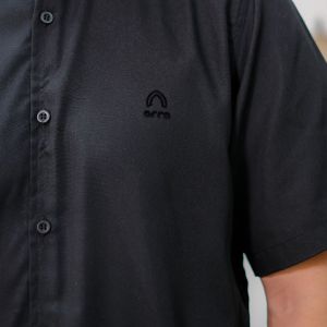 Baju Koko Jumatan Dewasa Pria Motif Polos Kekinian Koko Daud Broken White