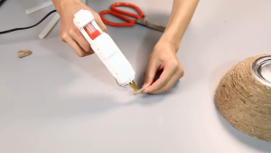 Adjustable temperature hot melt glue gun high viscosity transparent household silicone glue sticks