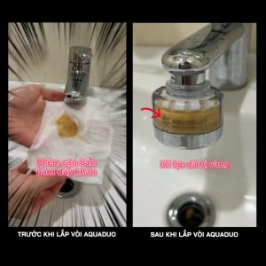 SF-1000SSA Đầu vòi bồn rửa tay (tăng áp lọc nước) AquaduoHCM