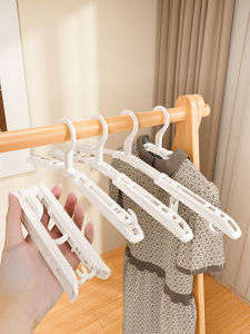 Portable Travel Folding Clothes Hanger for Business Trips Dormitory Use Student Hanging Drying Rack Easy to Carry Foldable