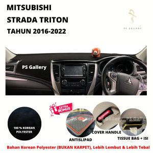 Alas Dasbor Mobil STRADA TRITON Aksesoris Cover Dashboard Premium