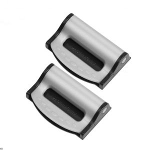 2PCS Car Safety Seat Belt Buckle Clips Adjustable Anti-Slip Seatbelt Stopper Fixing Clip To Relax Shoulder Neck Car Accessories