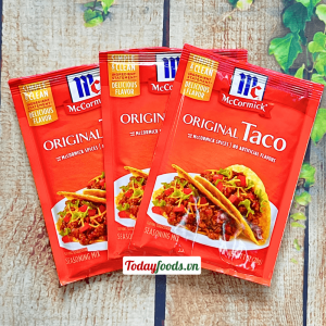 Bột Gia Vị TACO Original Taco Seasoning Mix McCormick (1oz) gói 28G