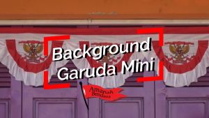 BENDERA BACKGROUND GARUDA MINI 35 METER (5 GELOMBANG)