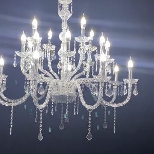 Lampu Gantung Mewah untuk Ruang Tamu - Lampu Dekorasi Pelaminan Minimalis Terbaru dengan Kristal