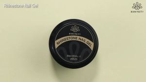 BORN PRETTY 30ml Rubber Base Gel Reinforcement Gel Nail UV Gel Rhinestone Glue Gel Transparent Functional Gel