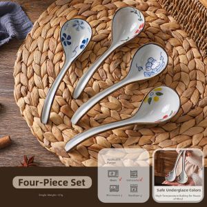 SHELI | Vintage Chinese Style Soup Spoon