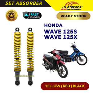 Honda Wave 125S / Wave 125X Shock Absorber Motorcycle APIDO Monoshock Suspension