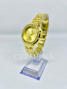 BISA COD! Jam Tangan Cewek Wanita Dewasa Petak Rantai Fashion Import Murah Mewah BONUS BATERAI CADANGAN!