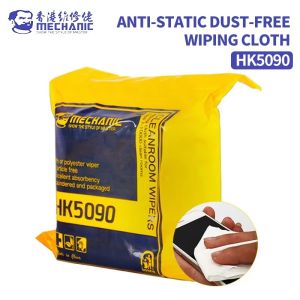 MECHANIC | Mechanic HK5090 Soft Cleanroom Wiper High Microfiber Anti-static Non Dust Cloth for Phone Pad Tablet Camera PC Screen Cleaning