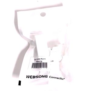 Wall Socket Stop Kontak Module RJ11 Websong